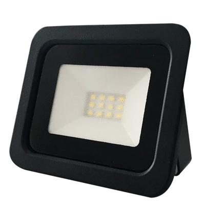PLATI LED floodlight 10W 800lm 230V 4000K 110° IP65 NW black