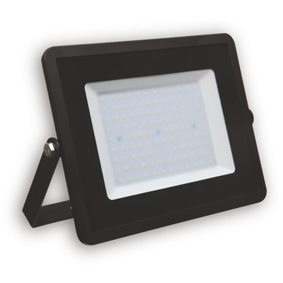 PLATI LED floodlight 230V 100W 8000lm IP65 CW black