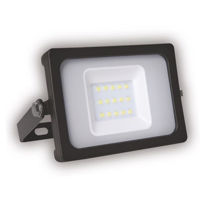 PLATI LED floodlight 230V 10W 750lm IP65 WW black