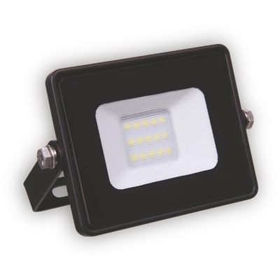 PLATI LED floodlight 230V 10W 800lm IP65 CW black