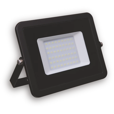 PLATI LED floodlight 230V 50W 4000lm IP65 WW black