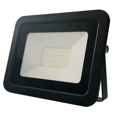 PLATI LED floodlight 30W 2400lm 230V 4000K 110° IP65 NW black