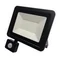 PLATI LED floodlight with PIR sensor 50W 4000lm 230V 6500K 110° IP44 CW black