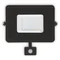 PLATI LED floodlight with sensor 30W 2500lm IP65 CW black