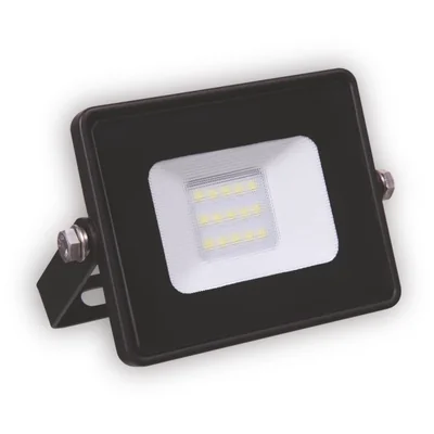 PLATI LED Fluter 230V 10W 800lm IP65 CW schwarz