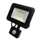 PLATI Proiettore LED con sensore PIR 30W 2400lm 230V 4000K 110° IP44 NW nero