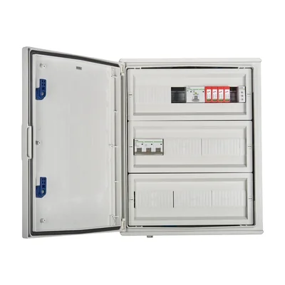 Platine de raccordement AC hermétique IP66 EMITER avec parafoudre AC Dehn type 2 80A 3F FR 100A