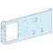 Platine fixe horizontale de l'appareillage Prisma pour Compact NSX250