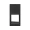 Platine K45/2 1x RJ ohne Abdeckungen 22,5x45mm ORTRONICS graugraphit