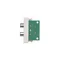 Platine K45/2 Anschlüsse 2x RCA (CINCH) 22,5x45mm + Einsätze, Schraubklemmen