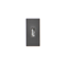 Platine K45/2 USB Typ A Buchse 22, 5x45mm + Buchse, graphitgrau