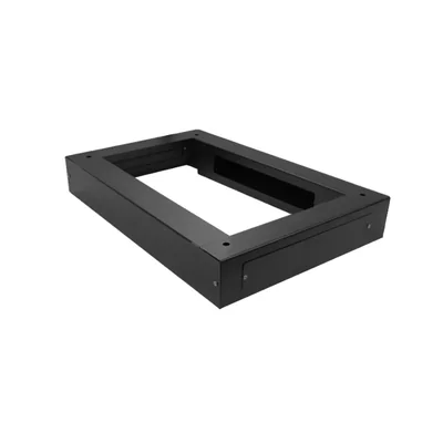Plinth for 19" free-standing cabinets, width 600 x depth 1000 mm x height 100 mm, black Q-LANTEC