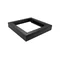 Plinth for 19" free-standing cabinets, width 800 x depth 800 mm x height 100 mm, black Q-LANTEC