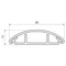 Plinthe LO 50 gris foncé (2m/32m/640m)