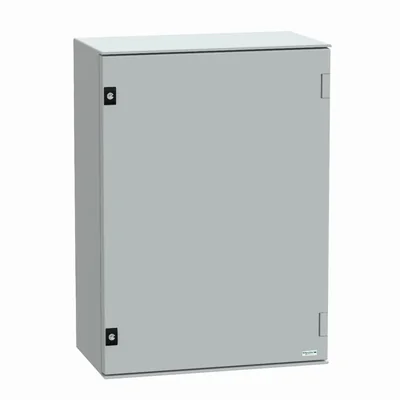 PLM hanging polyester housing with galvanized plate IP66 747x536x300 mm, PanelSet