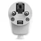 Plug, angled, 2p+Z, 16A, 250V, WT-16, white