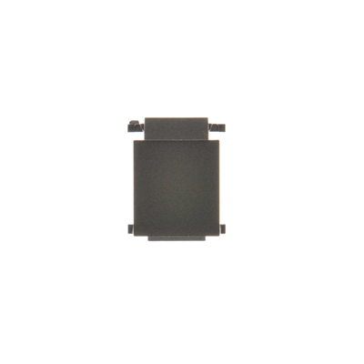 Plug hole cover for RJ45/RJ12 plug for data communication socket cover, matt bronze (metallic)