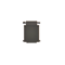 Plug hole cover for RJ45/RJ12 plug for data communication socket cover, matt bronze (metallic)