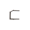 Plug hole cover for RJ45/RJ12 plug for data communication socket cover, matt bronze (metallic)