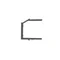 Plug hole cover for RJ45/RJ12 plug for ICT socket cover, anthracite (metallic)