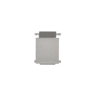 Plug hole cover for RJ45/RJ12 plug for ICT socket cover, silver (metallic)