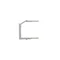 Plug hole cover for RJ45/RJ12 plug for ICT socket cover, silver (metallic)