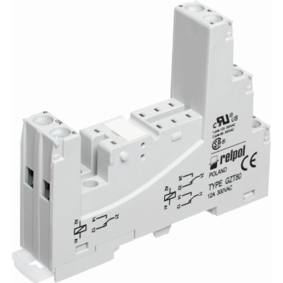 Plug socket GZT80-GRAY for relays RM84 RM85 RM87L RM87P