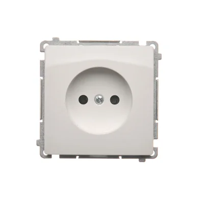 Plug socket (module), 230V, white