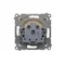 Plug socket with earthing and shutters (module) 16A 250V quick connectors cream