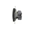 Plug socket with earthing and shutters (module) 230V, quick connectors brown matt metallic