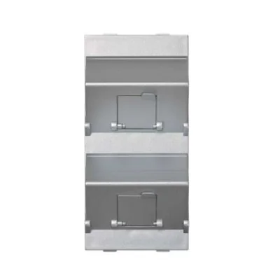 Płytka CIMA do adapterów MD 2x skośna z osłonami aluminium
