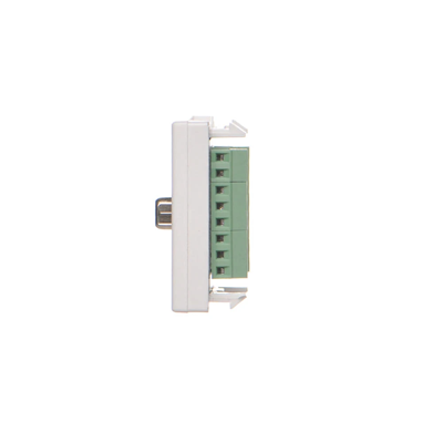 Płytka K45 złącza VGA (D-Sub 15) 45x45mm + wkład, zaciski śrubowe, czysta biel