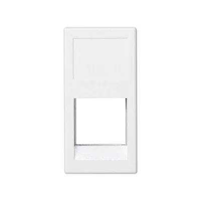 Płytka K45/2 1x RJ bez osłon 22,5x45mm ORTRONICS czysta biel