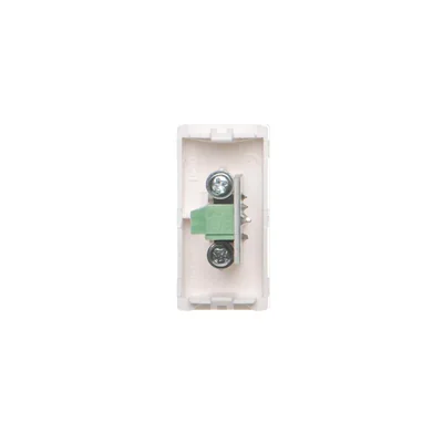 Płytka K45/2 gniazda mini-jack 22, 5x45mm + wkład, zaciski śrubowe