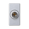 Płytka K45/2 gniazdo TV żeńskie 22,5x45mm + wkład aluminium
