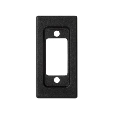 Płytka K45/2 złącza VGA (D-Sub 15) 22, 5x45mm, szary grafit