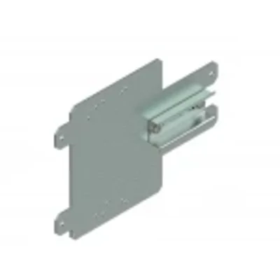 PM 1 E12 M 3P Mounting plate 1xEB2/ED2 3P with TH35 rail for 4 modules (250)