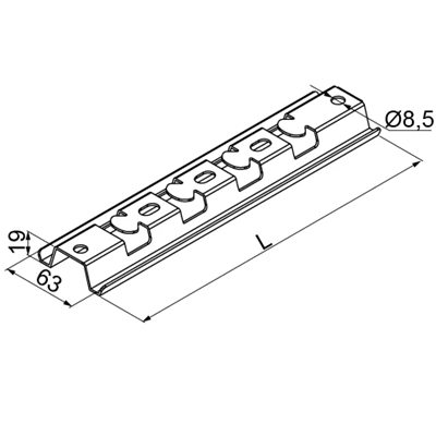 PMC/PMCO100 mounting profile