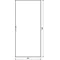 Podlahové pouzdro řady UNIVERS IP54/I 1900x800x400, 3-pólové, průhledné dveře