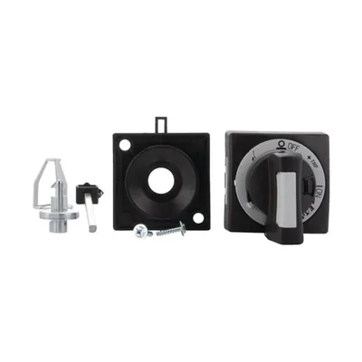 Poignée de porte IP65 noire, PKZ0-XH