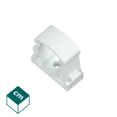 Poignée universelle verrouillable UZU en PP blanc 20 (100 pièces/paquet)