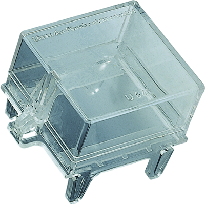 Pokrywa do plombowania,do urządzeń 2,5 PLE,dla MCB/HS/D0/DII,HxBxT 53x53x33mm