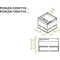 POKZA250H110K Galvanized box with opening lock and aluminum cover for troughs