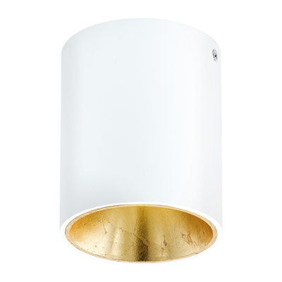 Polasso Lampada da soffitto rotonda in oro bianco