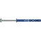 Polyamide frame plug with galvanized screw FF1 14x240 mm with hexagonal head collar