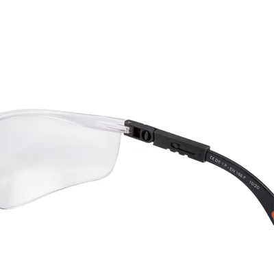 Polycarbonate safety glasses, white lenses