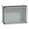 Polyesterová krabice PLS s průhledným polykarbonátovým krytem IP65 270x360x230 mm, sada panelů