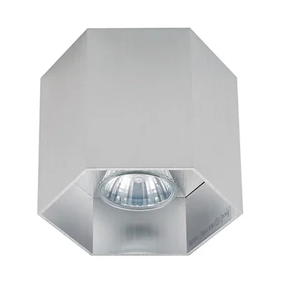 POLYGON CL 1 Lampada da soffitto, alluminio spazzolato