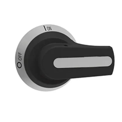 Pommeau GAX66NB pour version embrayage, compatible avec GA030A, GA063A…GA160A, GE0160…GE0250…, GMF…030…GMF J200. Fixation par vis. Levier de 65 mm (2,56"), déverrouillable (UL508A). Noir. □6 mm (0,24")