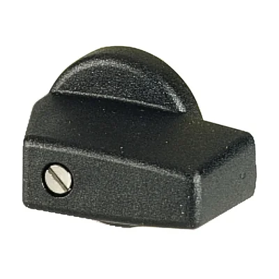 Pomo con lengüeta corta, negro, KNB-T0